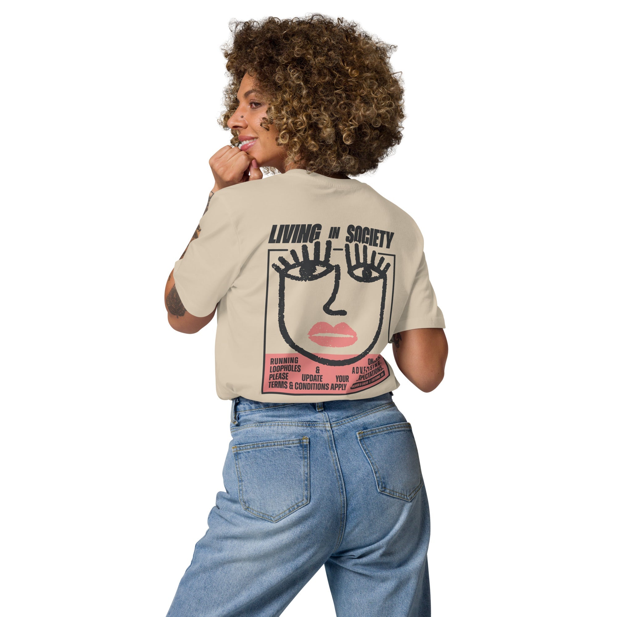 06 Living In Society EDITIONS T-shirt en coton biologique