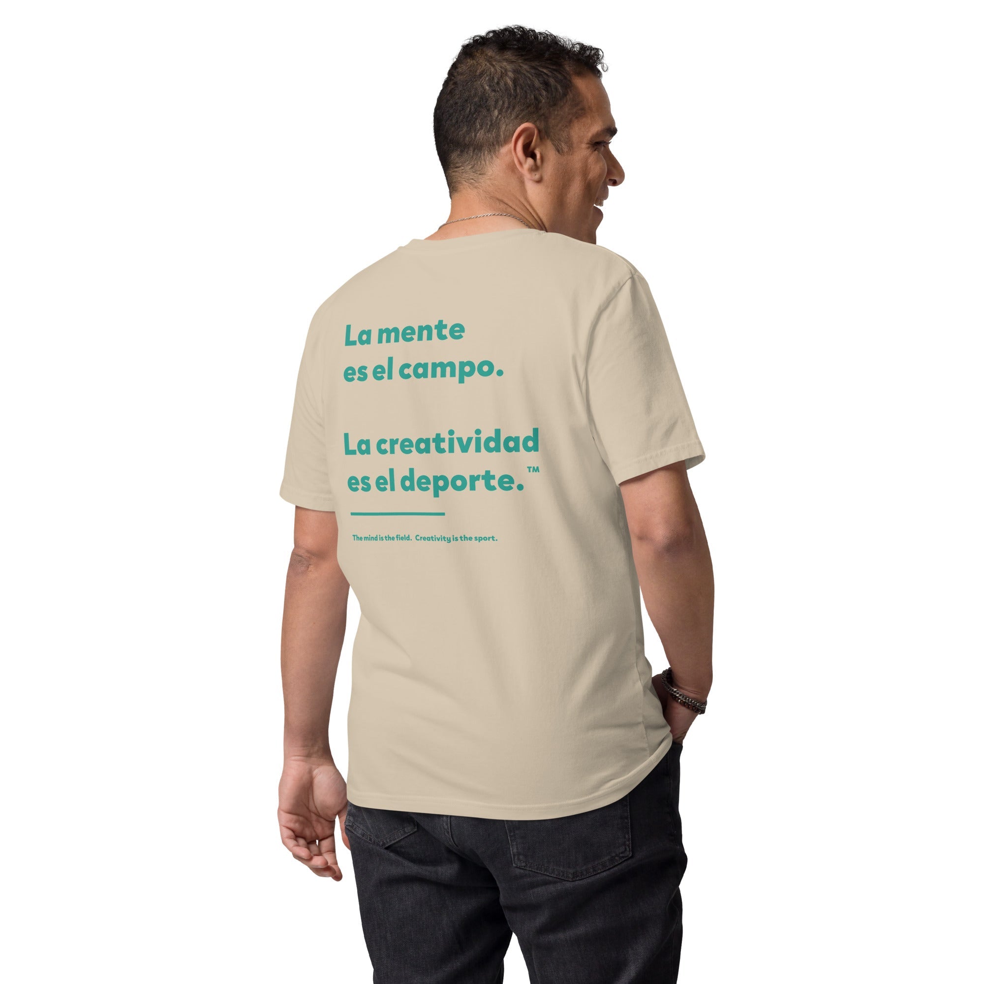 Le t-shirt en coton bio « La créativité est un sport » de Creative Standard