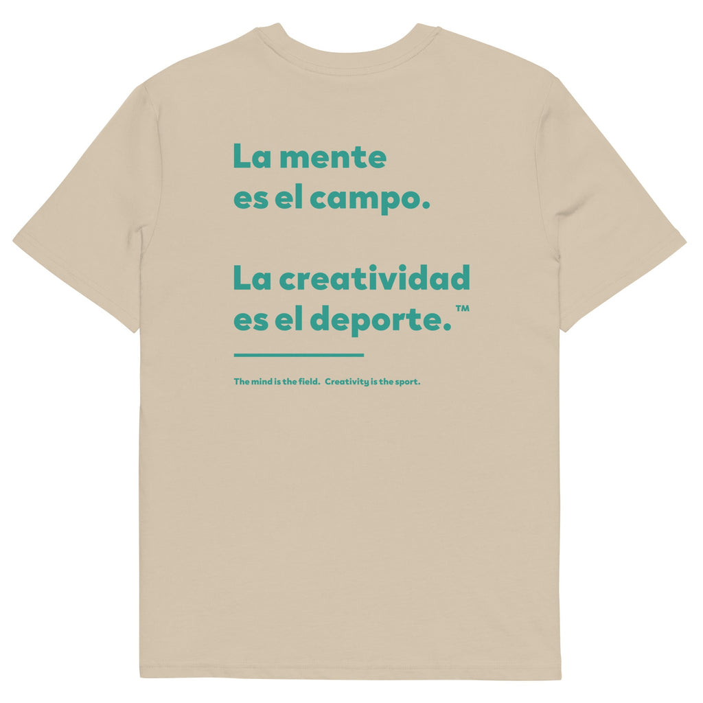 Le t-shirt en coton bio « La créativité est un sport » de Creative Standard
