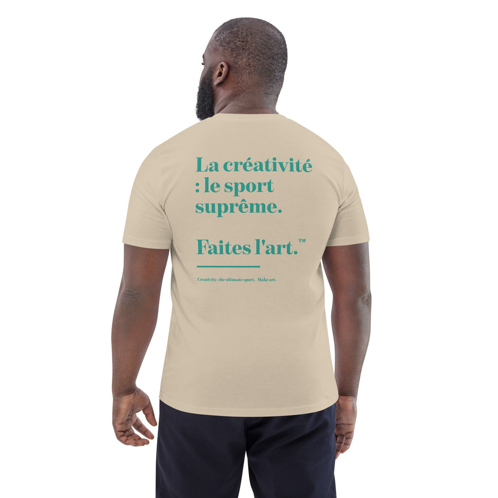 T-shirt en coton biologique Make Art Creative Standard