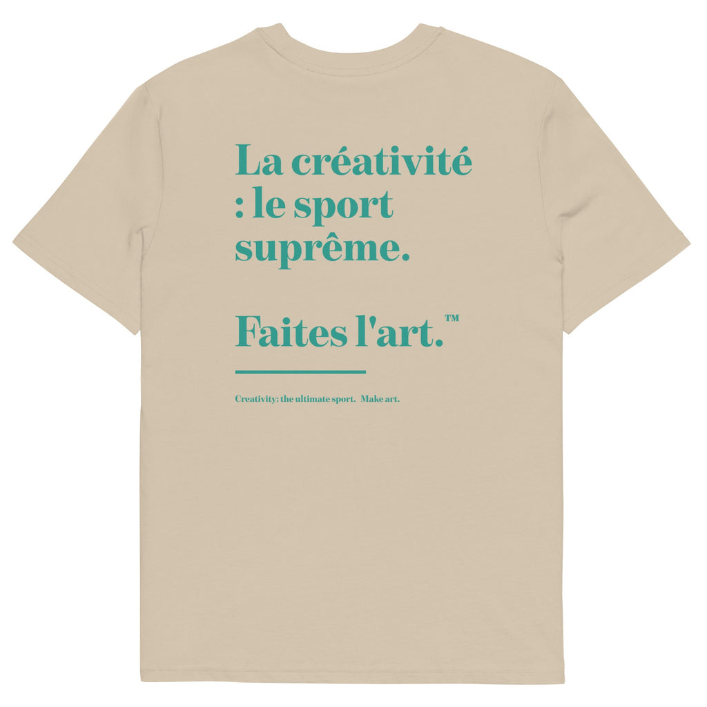 T-shirt en coton biologique Make Art Creative Standard