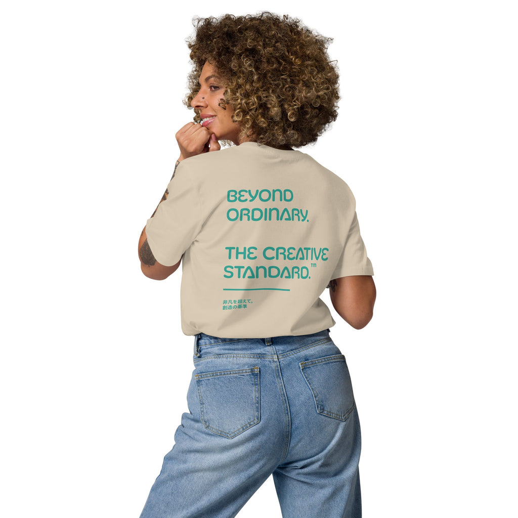 T-shirt en coton biologique de qualité créative exceptionnelle