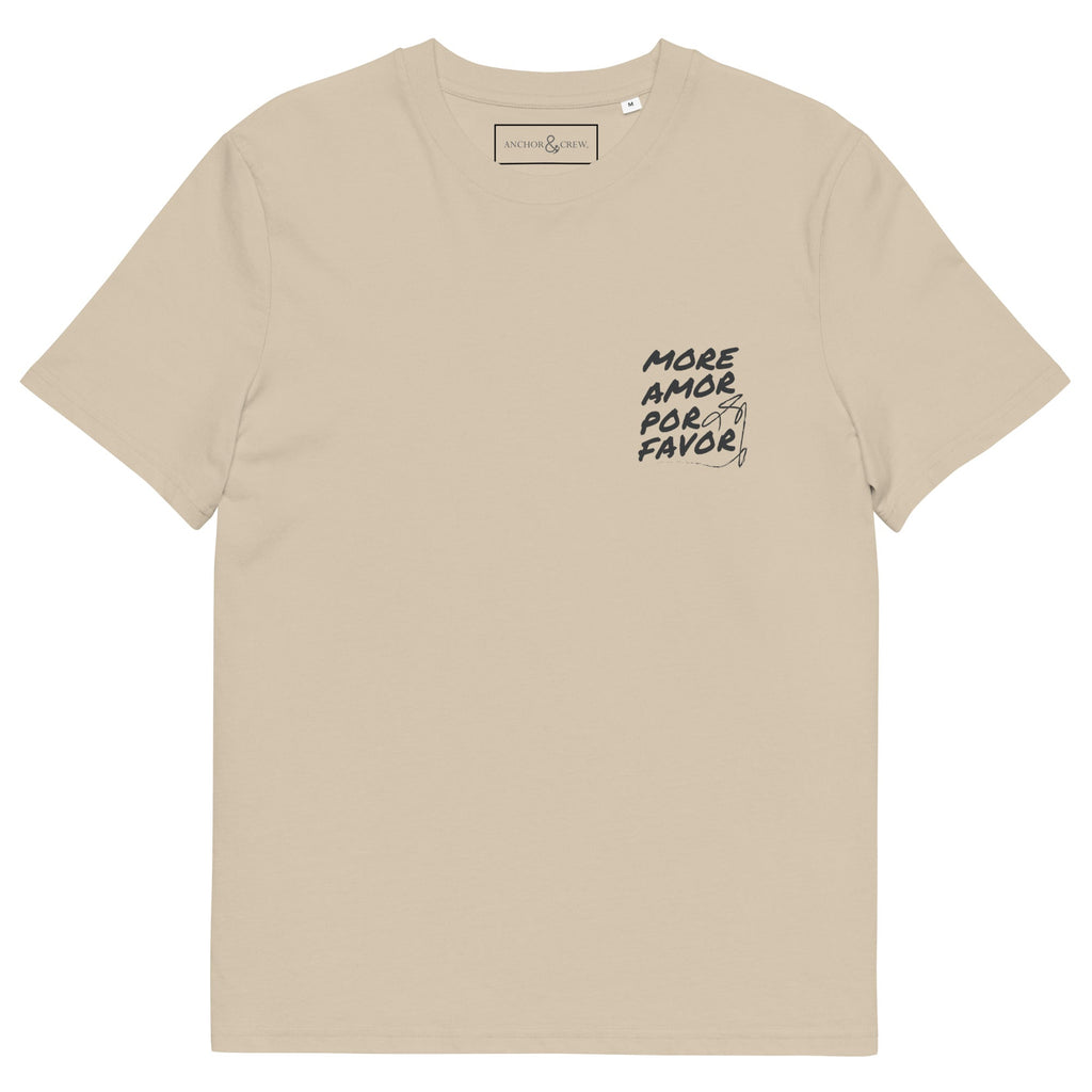 09 T-shirt en Coton Bio More Amor Por Favor EDITIONS