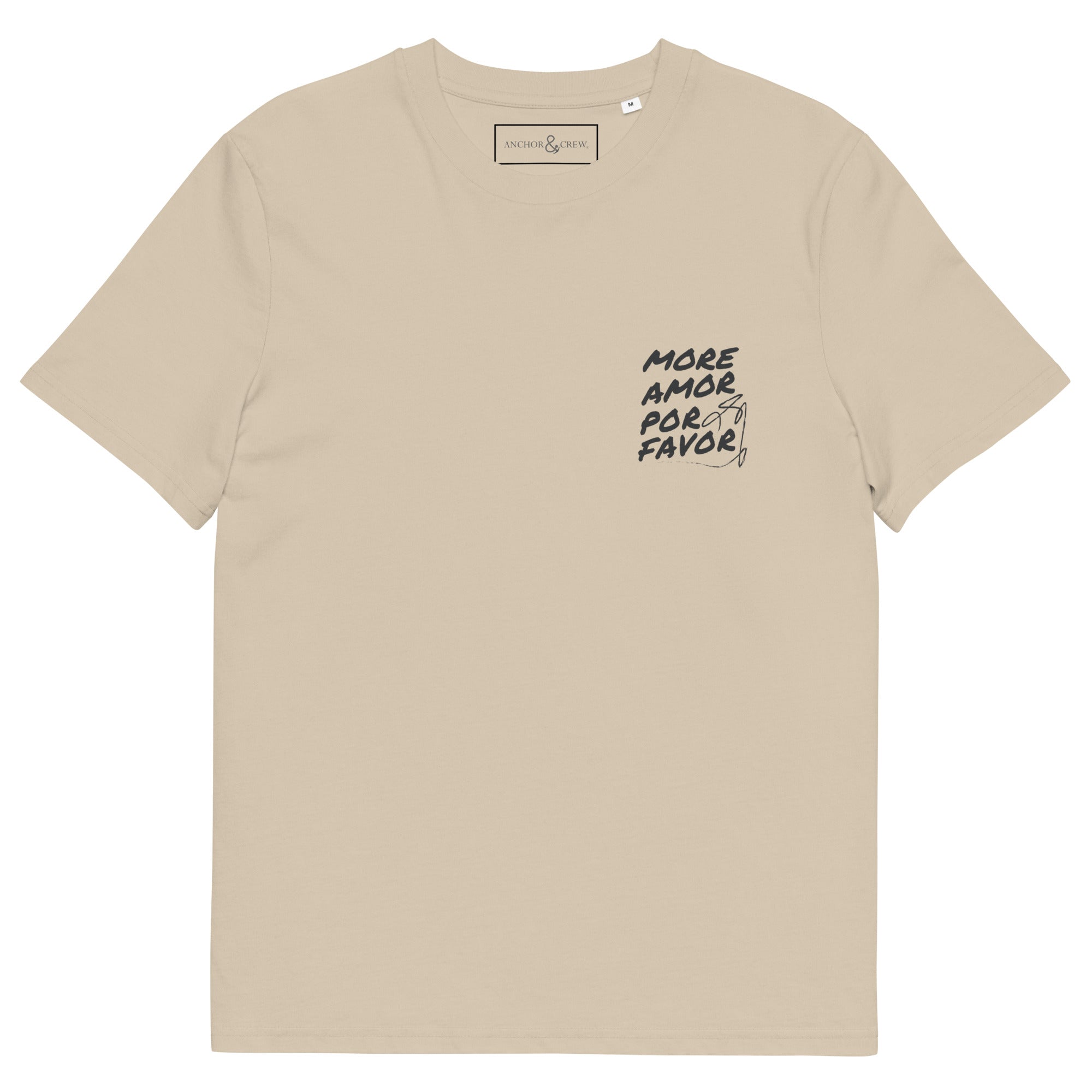 09 T-shirt en Coton Bio More Amor Por Favor EDITIONS