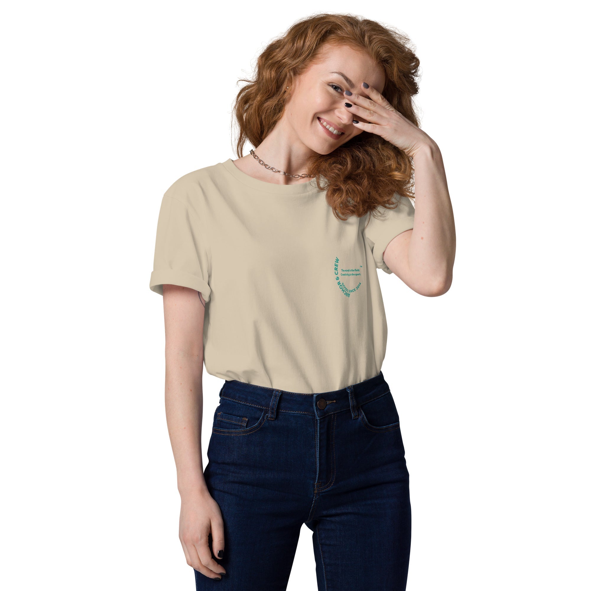 Le t-shirt en coton bio « La créativité est un sport » de Creative Standard