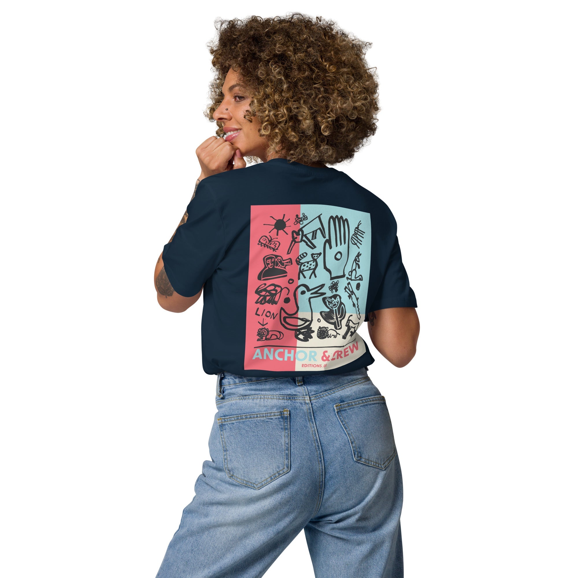 01 T-shirt en coton biologique Moon Safari EDITIONS