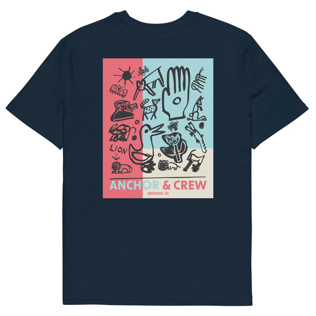 01 T-shirt en coton biologique Moon Safari EDITIONS