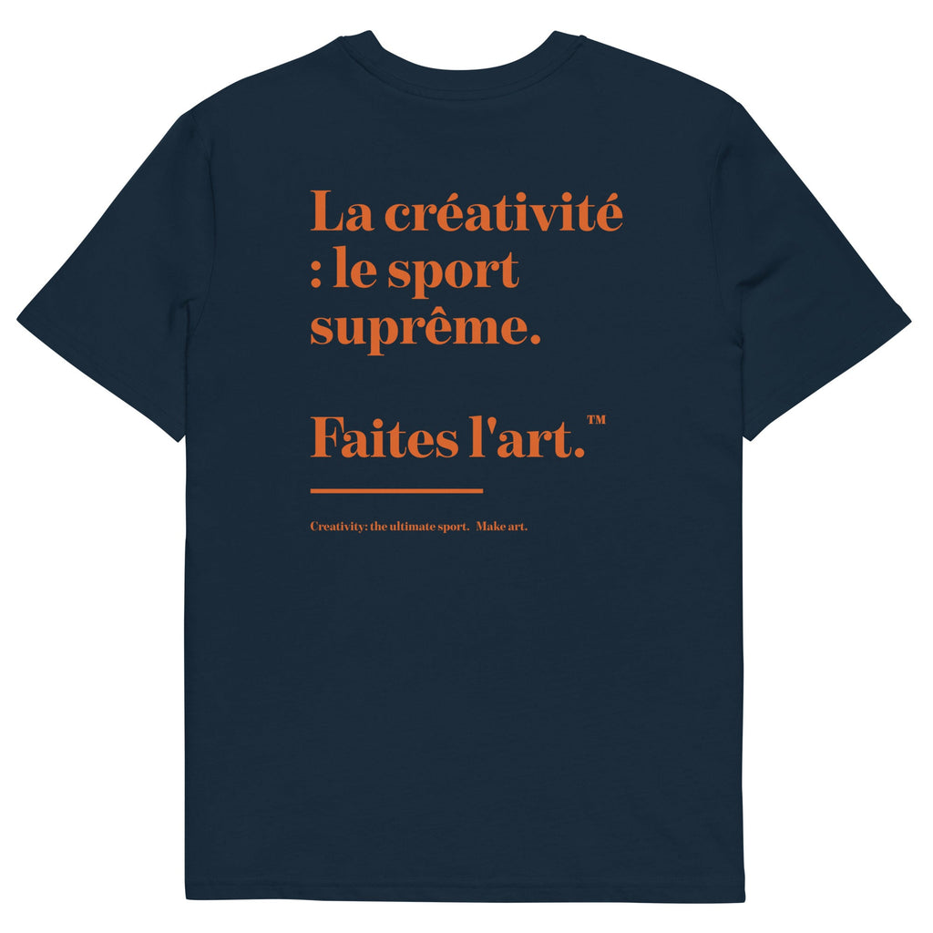 T-shirt en coton biologique Make Art Creative Standard