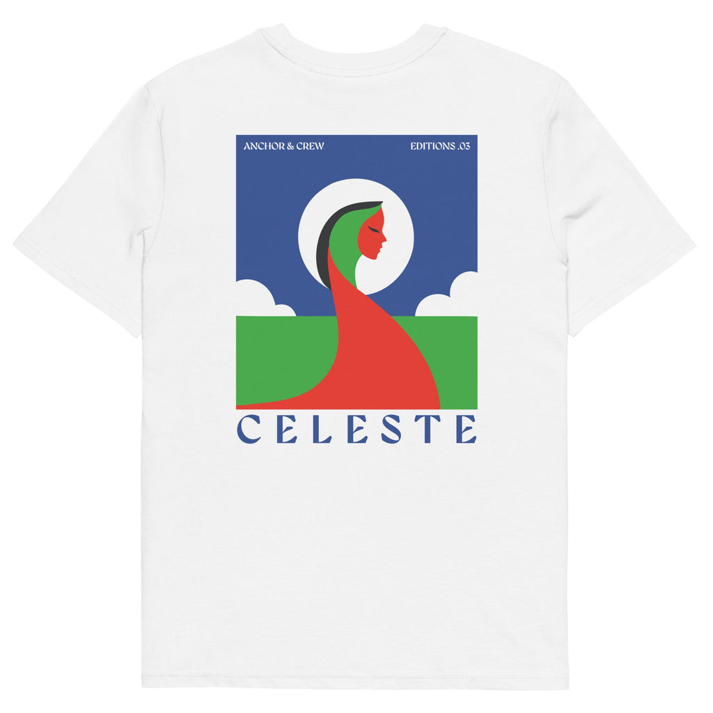 T-shirt en coton biologique 03 Celeste EDITIONS
