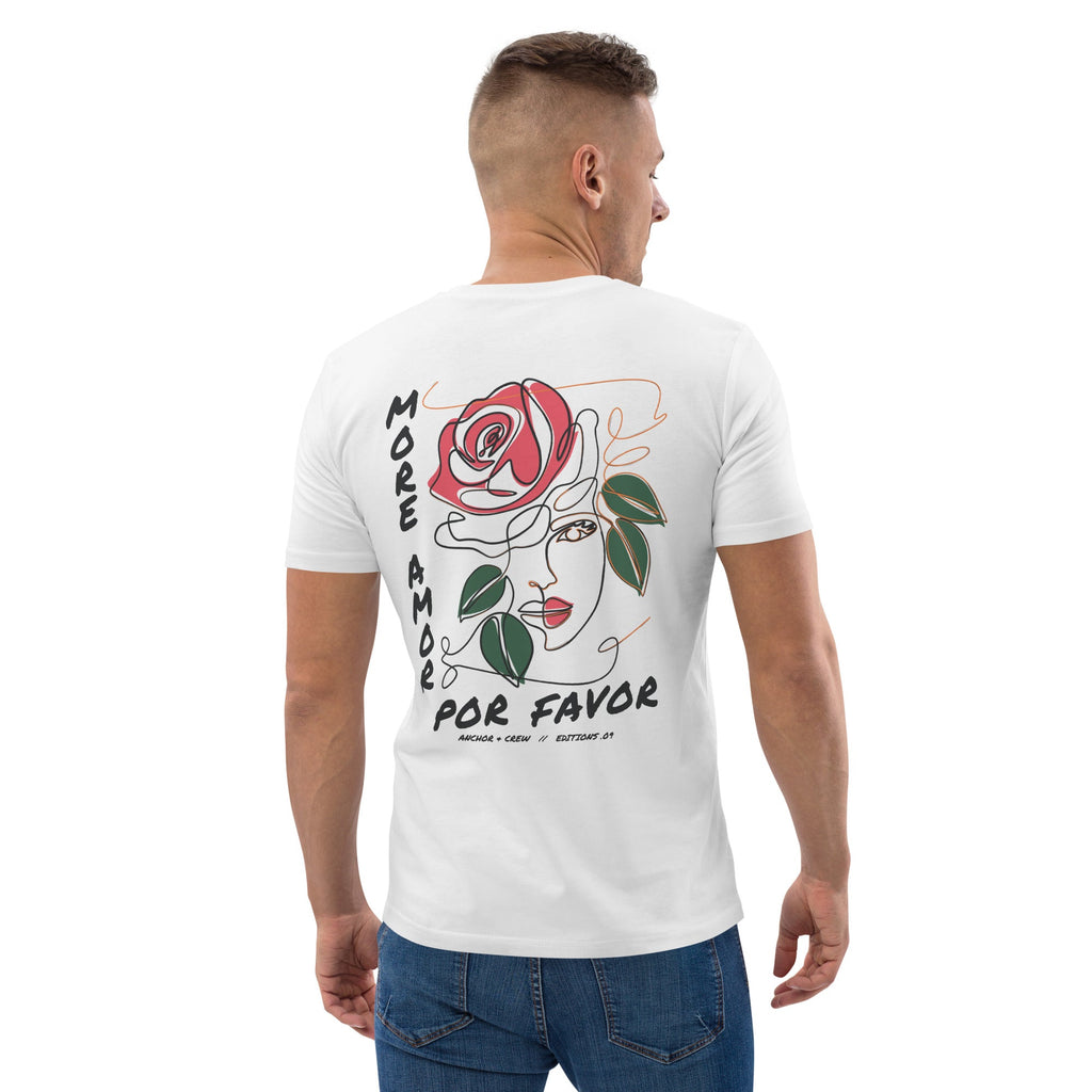 09 T-shirt en Coton Bio More Amor Por Favor EDITIONS