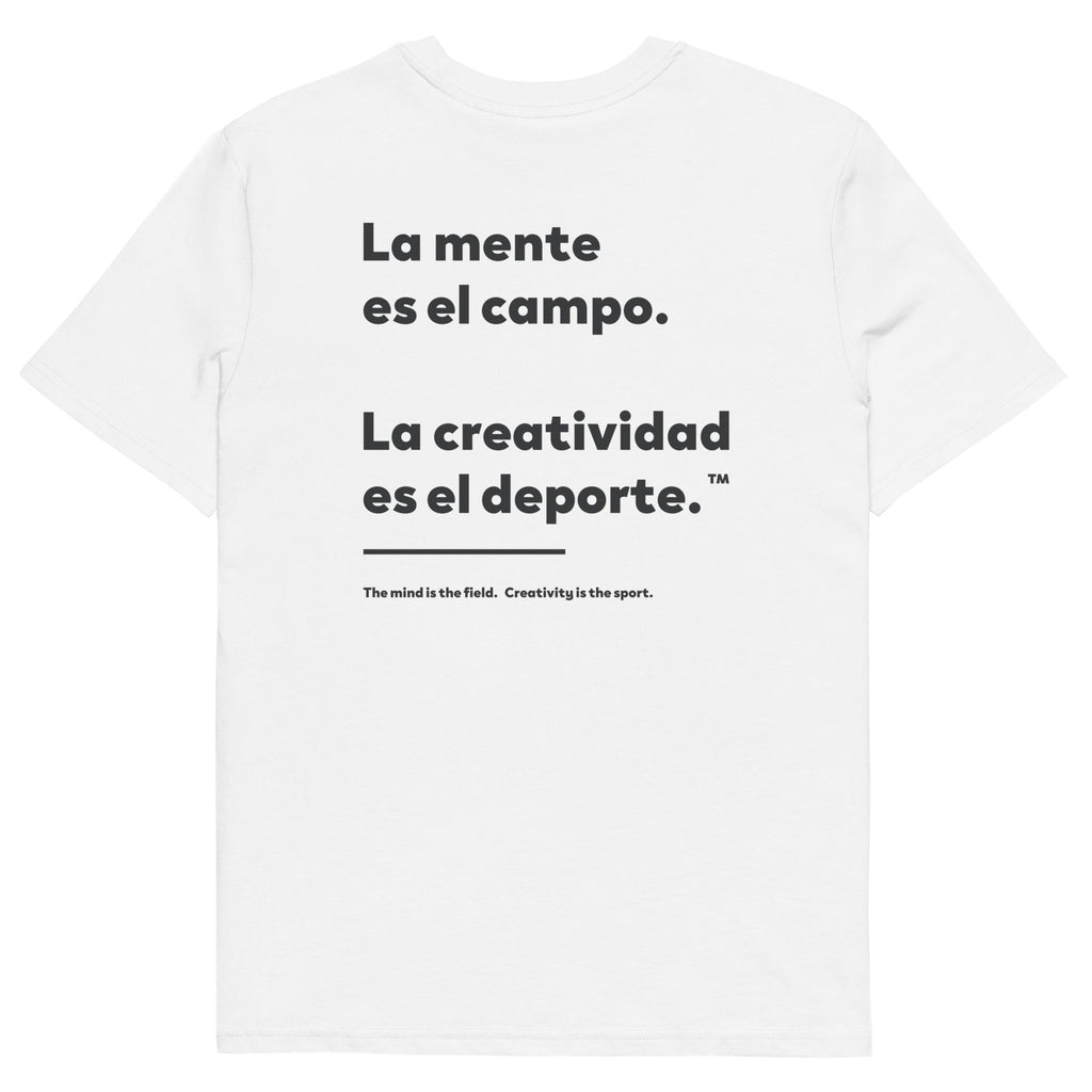 Le t-shirt en coton bio « La créativité est un sport » de Creative Standard