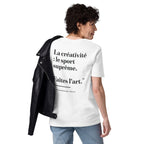 T-shirt en coton biologique Make Art Creative Standard