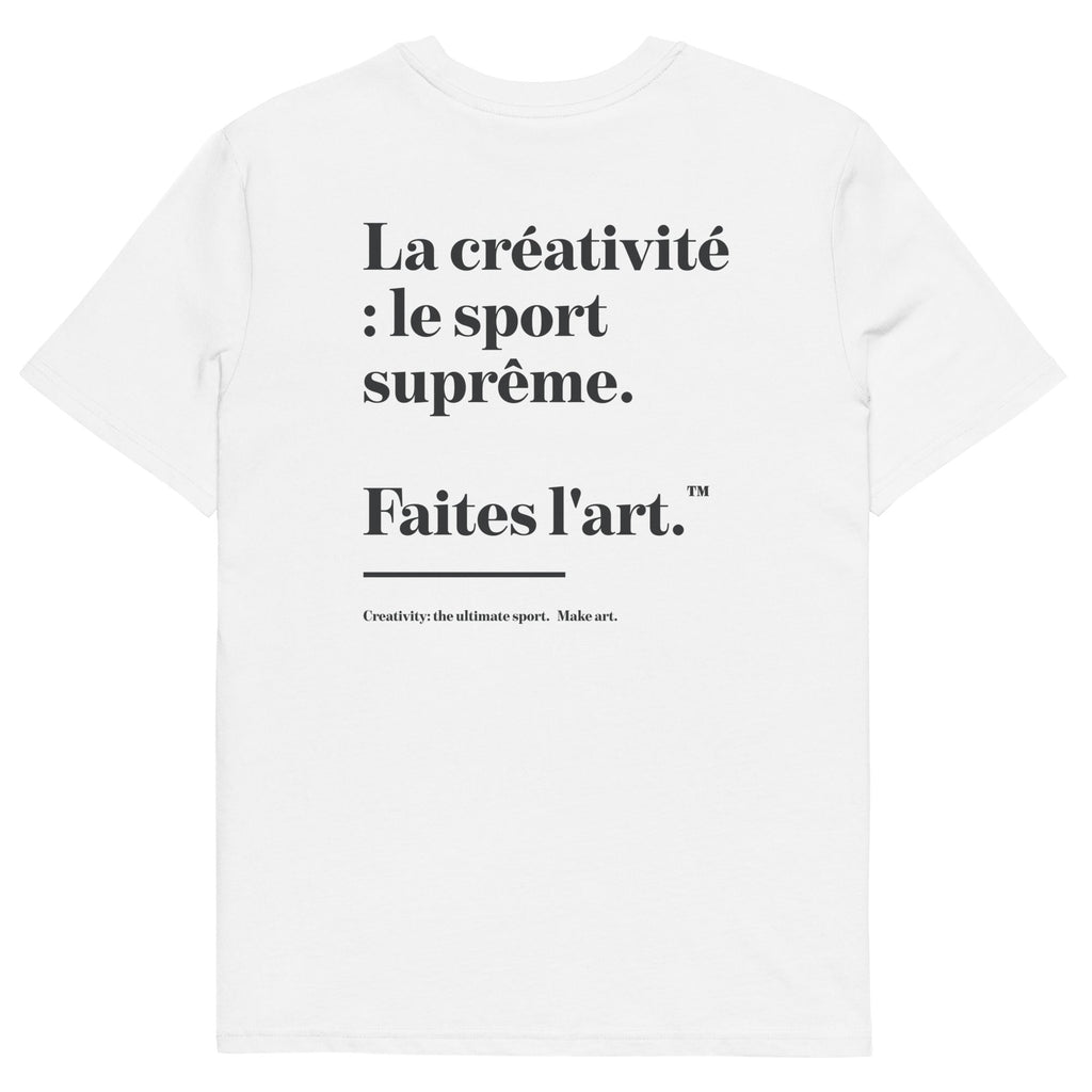 T-shirt en coton biologique Make Art Creative Standard