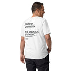 T-shirt en coton biologique de qualité créative exceptionnelle