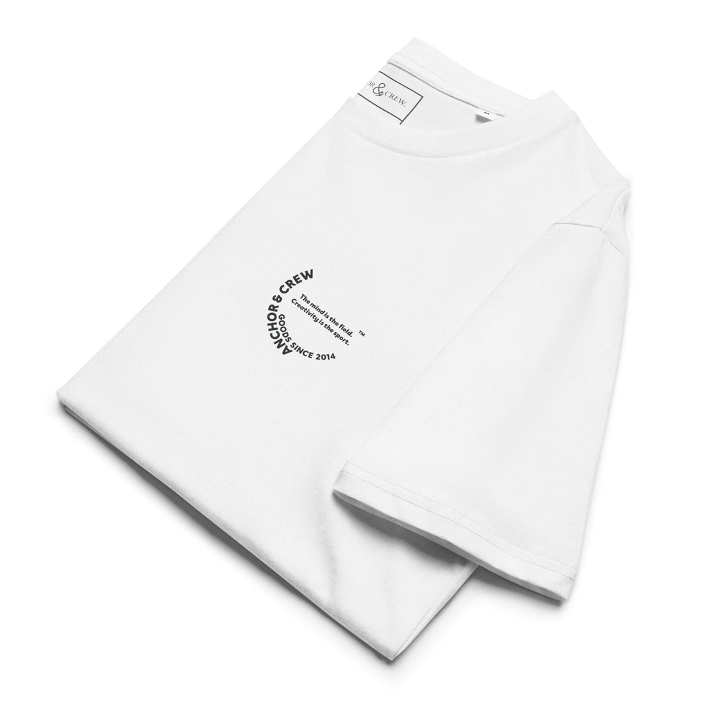 Le t-shirt en coton bio « La créativité est un sport » de Creative Standard