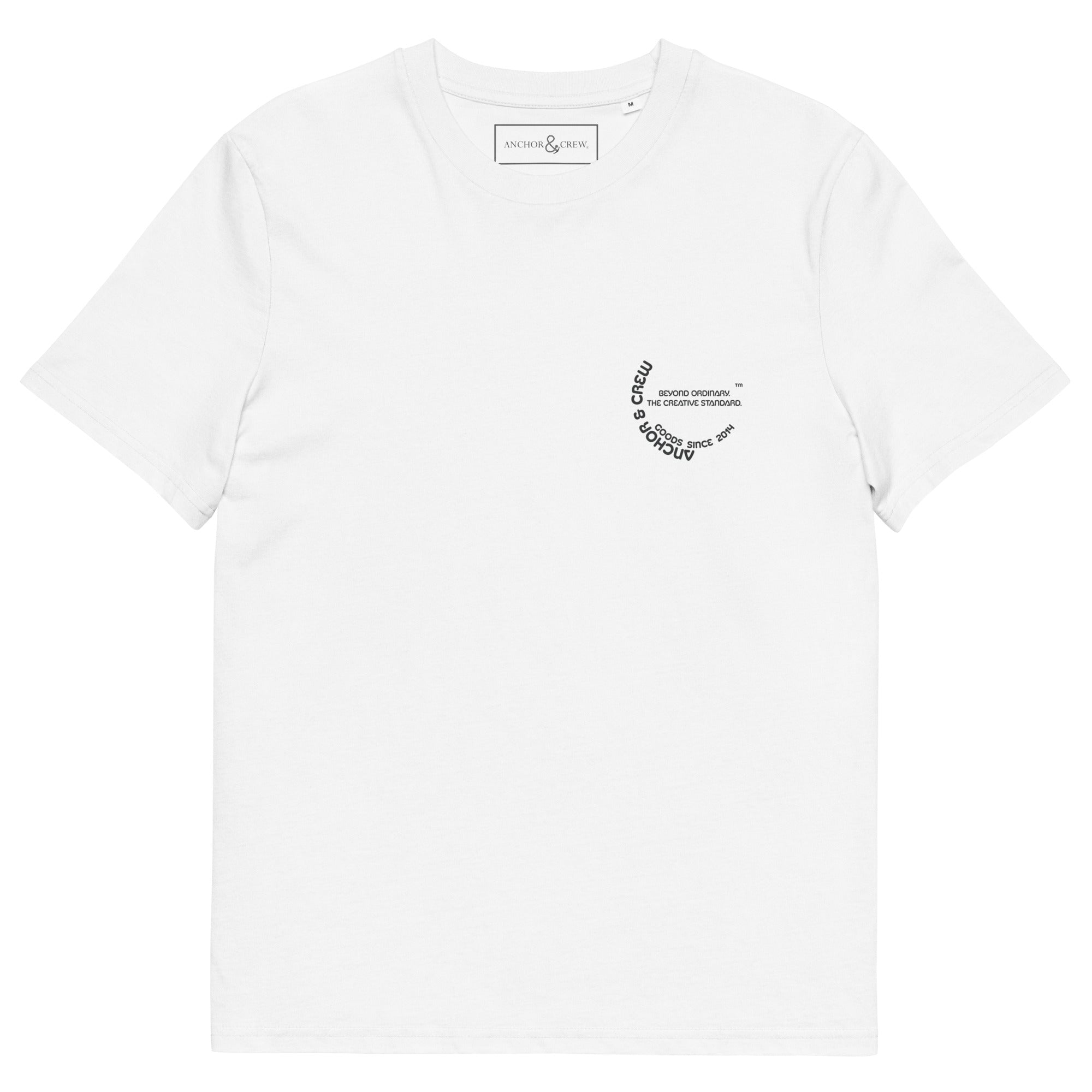 T-shirt en coton biologique de qualité créative exceptionnelle