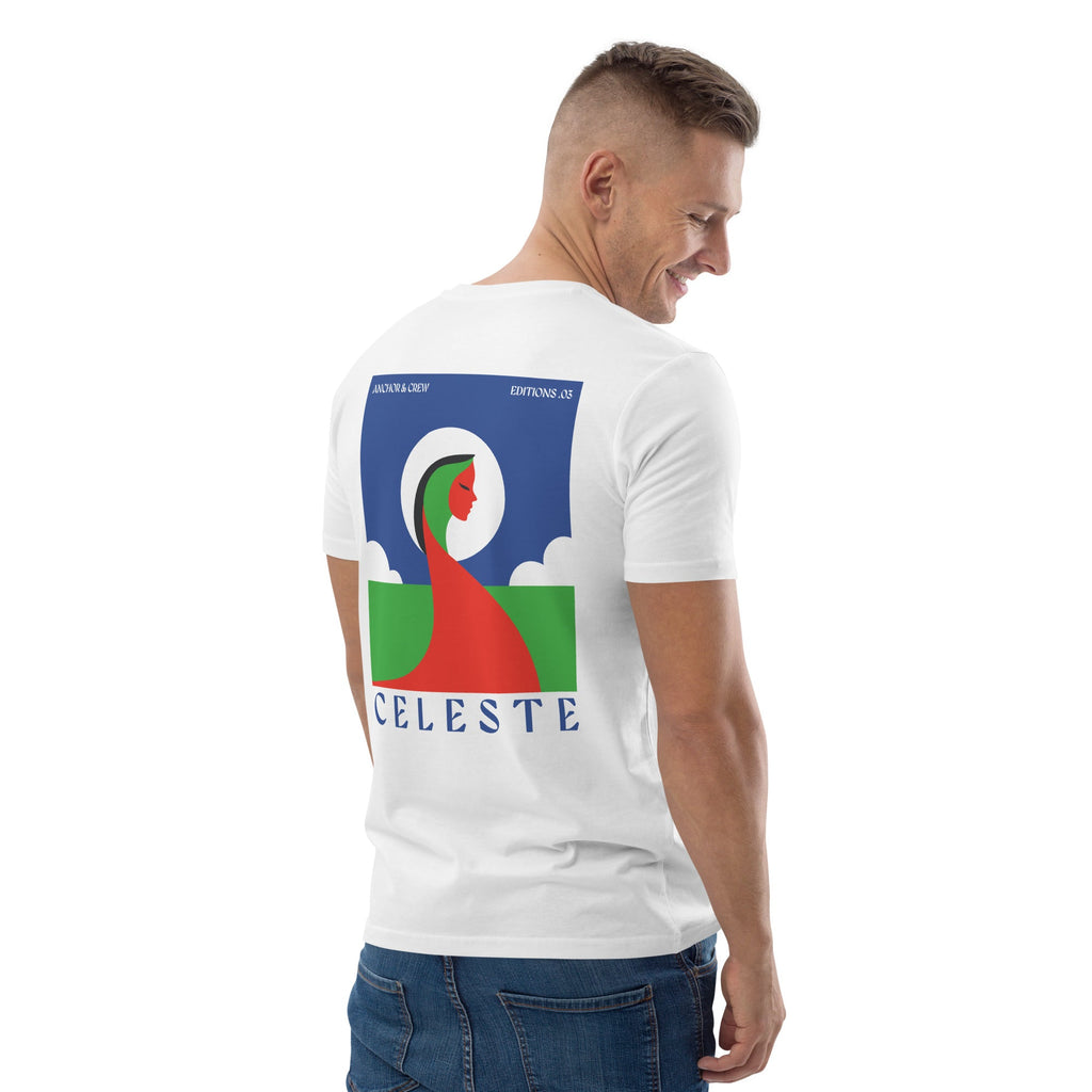 T-shirt en coton biologique 03 Celeste EDITIONS