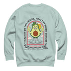 Sweatshirt en coton biologique local Ripe Avocado Dial-A-Local