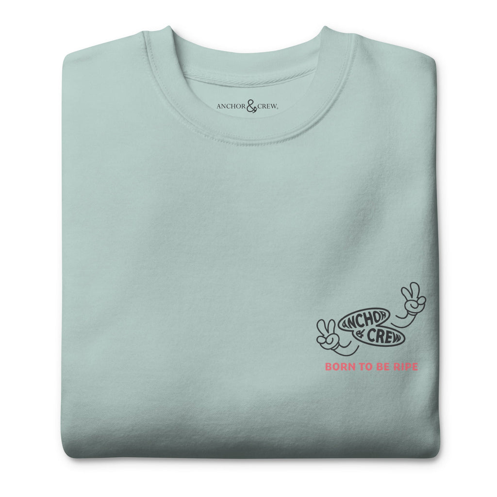 Sweatshirt en coton biologique local Ripe Avocado Dial-A-Local