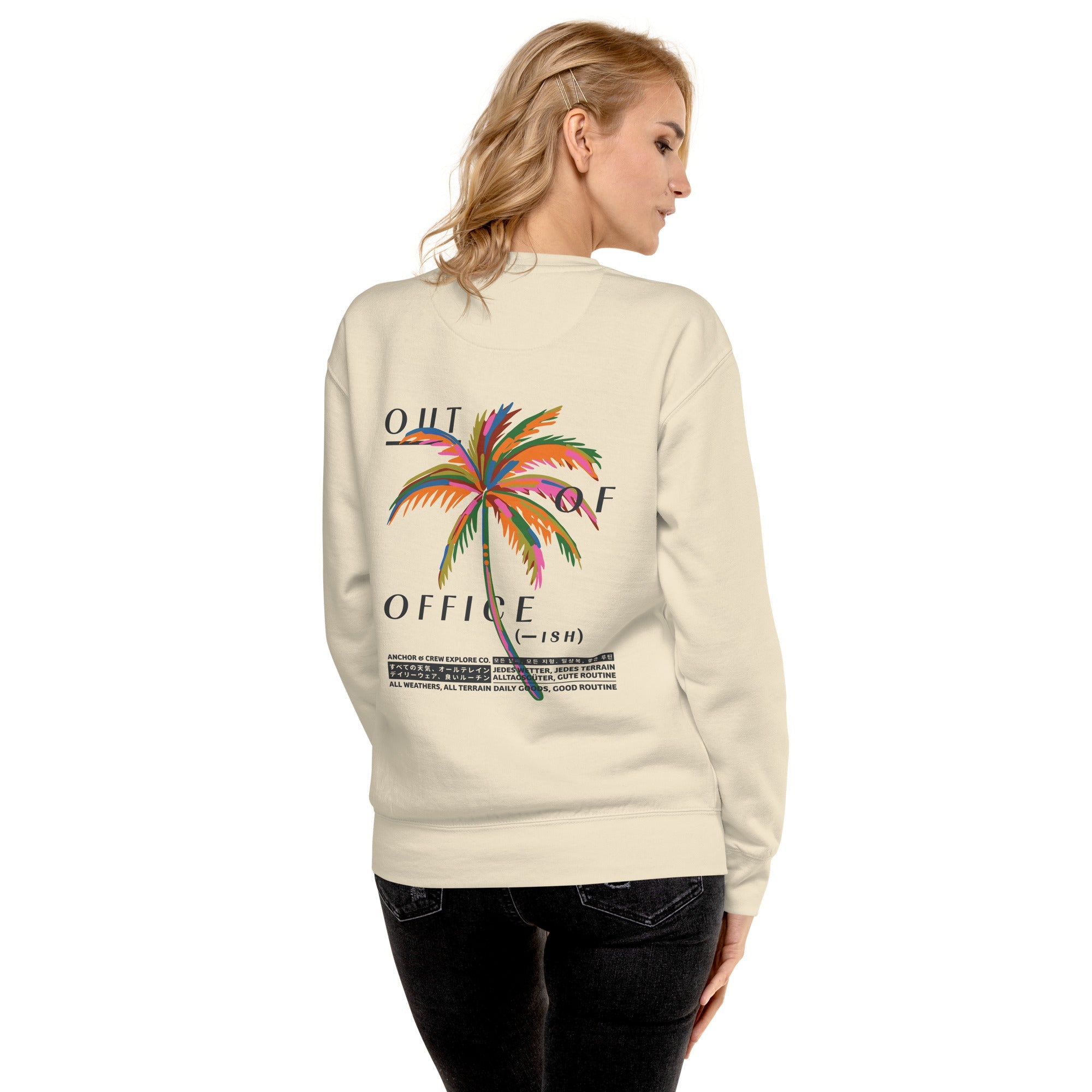 Sweat-shirt en coton biologique Out Of Office Passenger