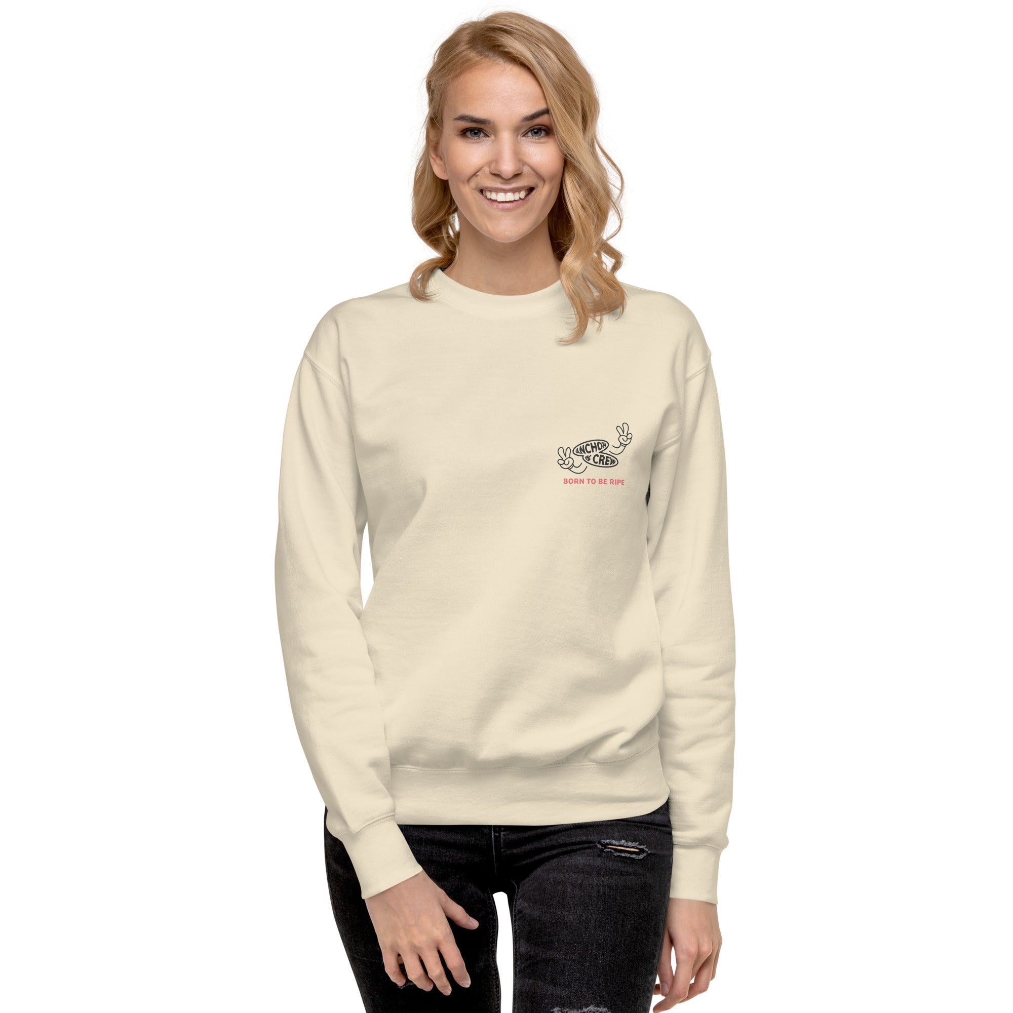 Sweatshirt en coton biologique local Ripe Avocado Dial-A-Local