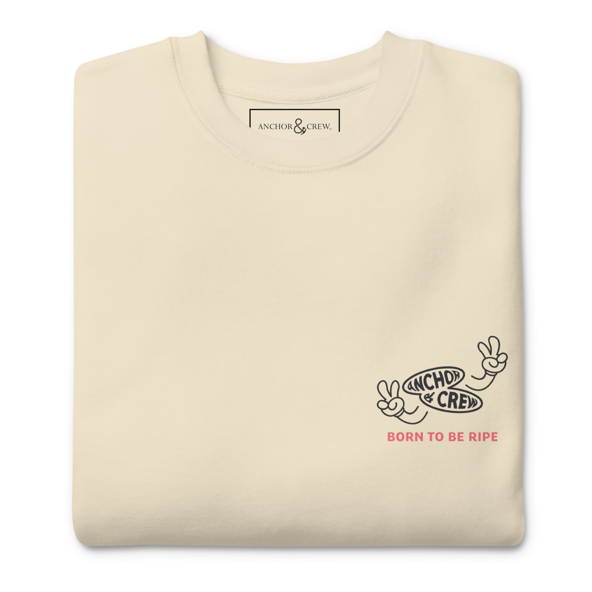Sweatshirt en coton biologique local Ripe Avocado Dial-A-Local