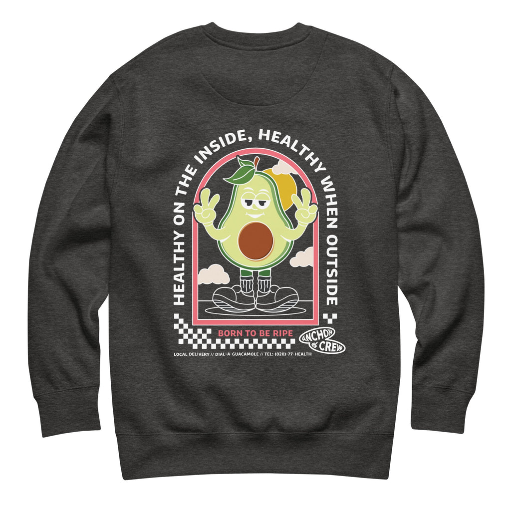 Sweatshirt en coton biologique local Ripe Avocado Dial-A-Local
