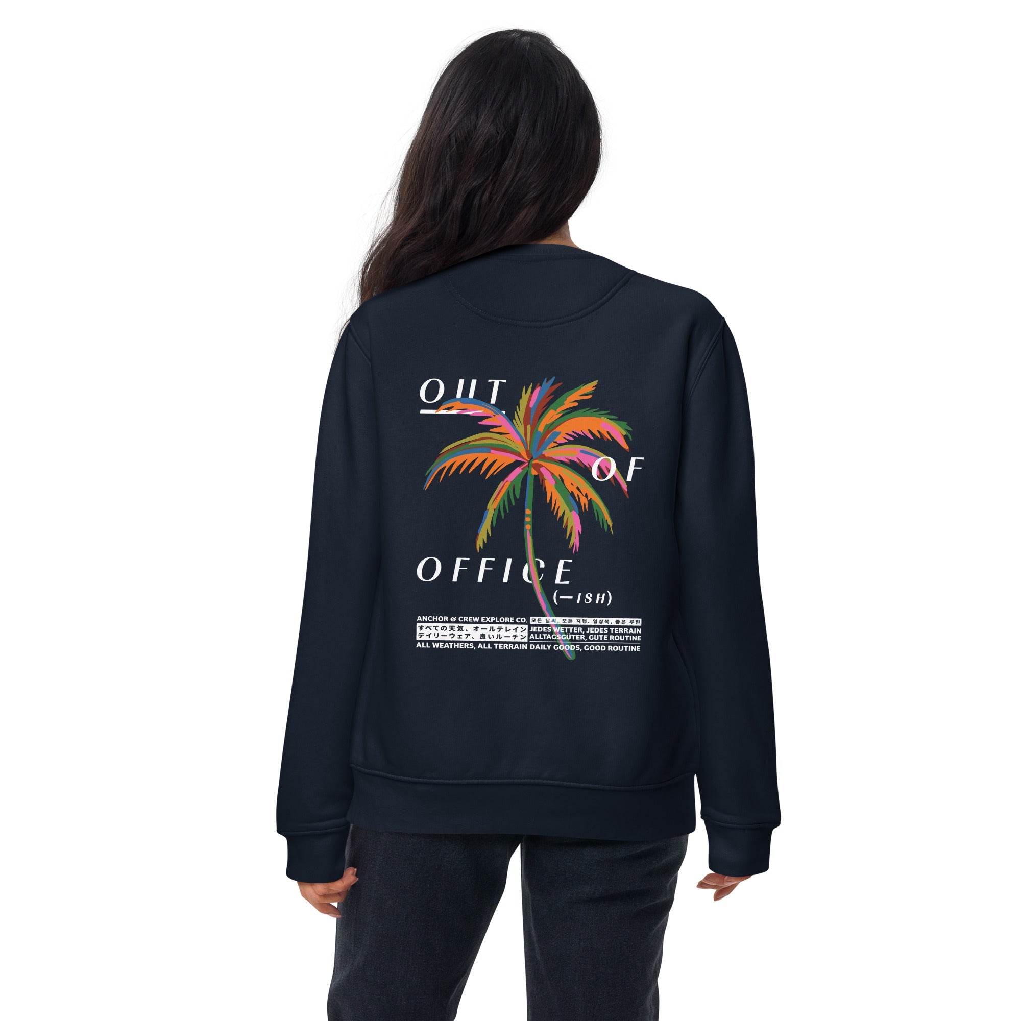Sweat-shirt en coton biologique Out Of Office Passenger