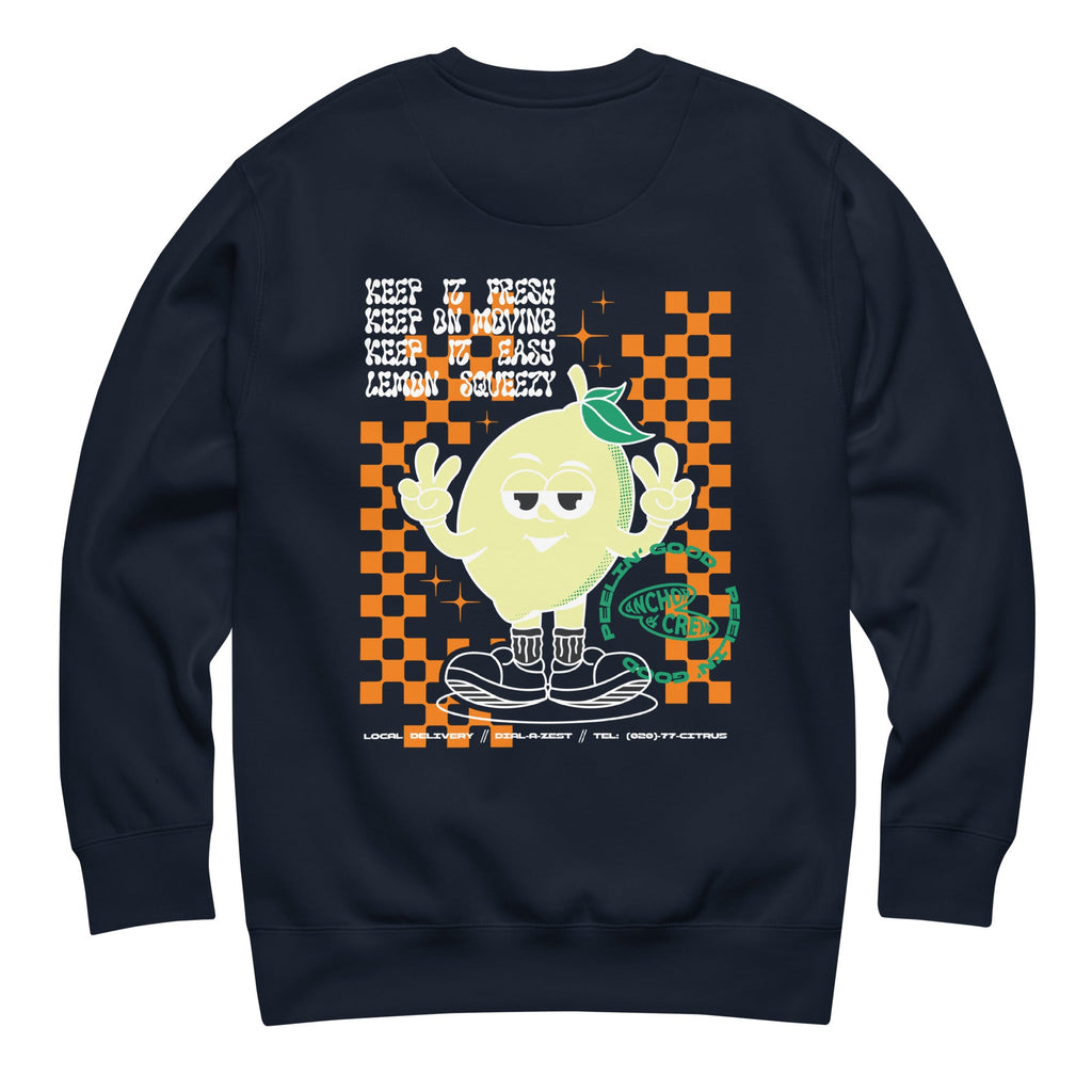 Sweat-shirt en coton biologique Lemon Fresh Dial-A-Local