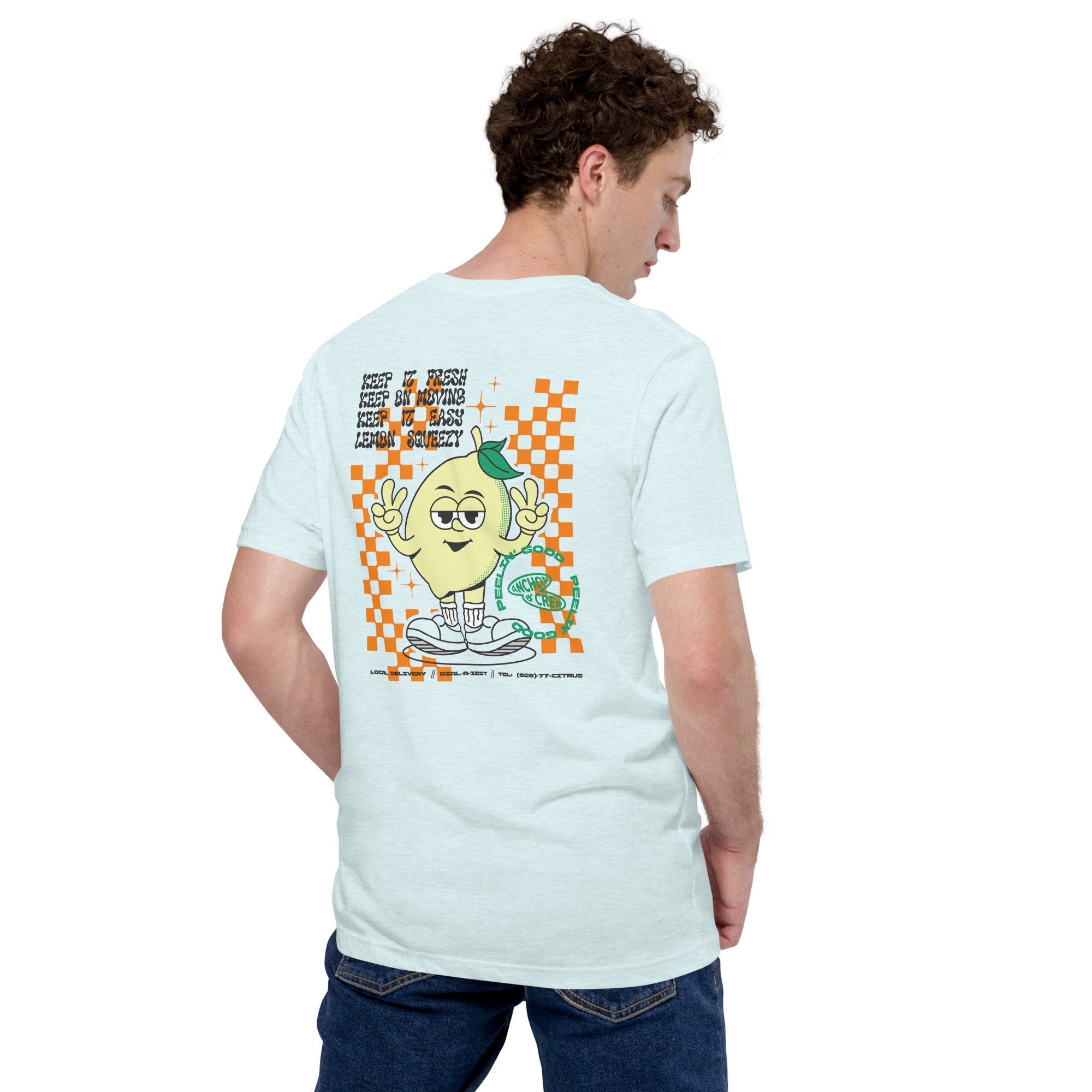 T-shirt en coton biologique Lemon Fresh Dial-A-Local