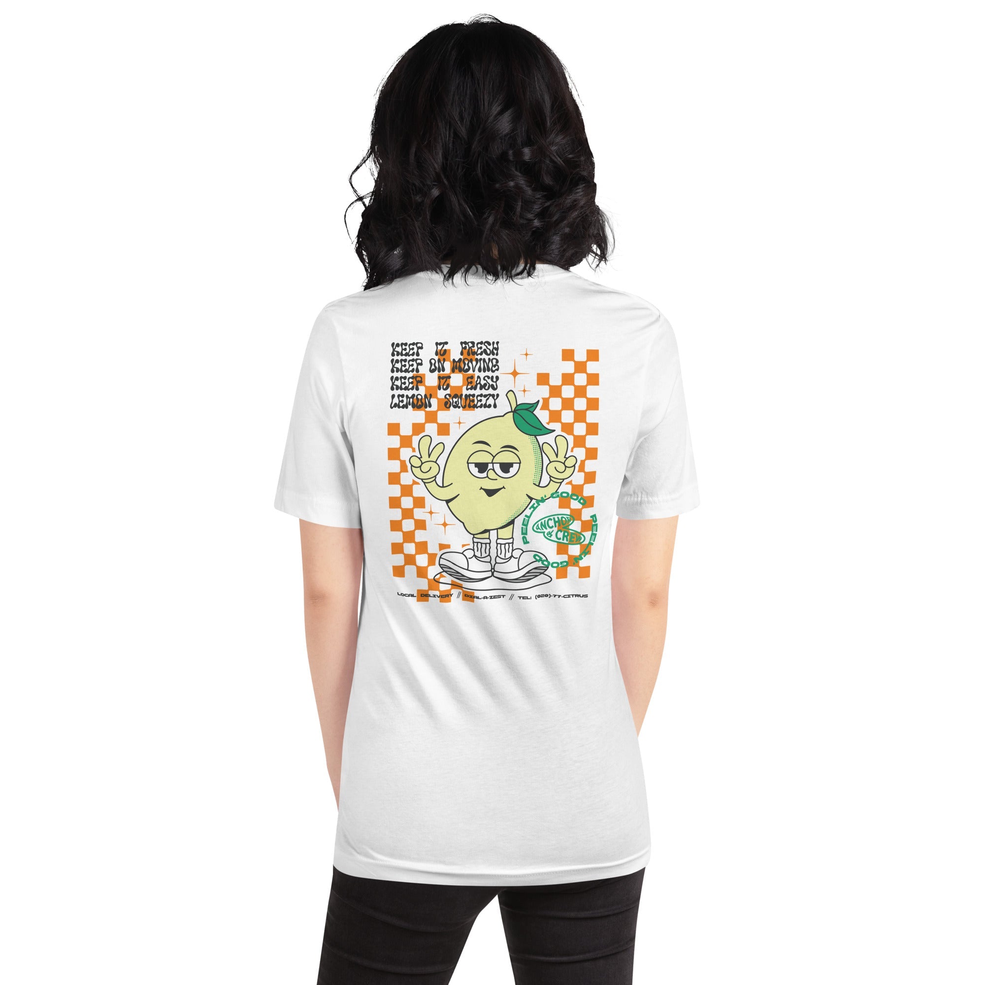 T-shirt en coton biologique Lemon Fresh Dial-A-Local